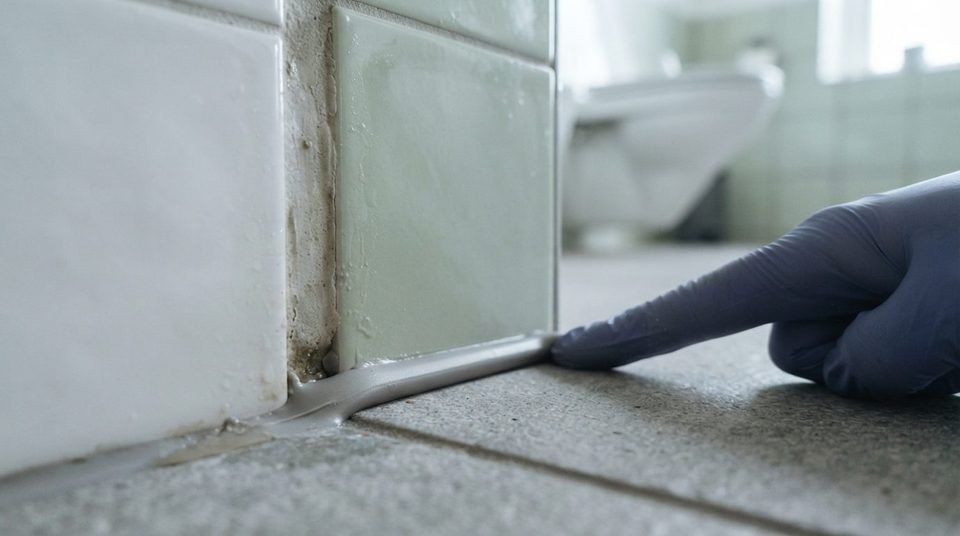 Illustrationsbillede: Sådan tester du fuger og silikon i badeværelset