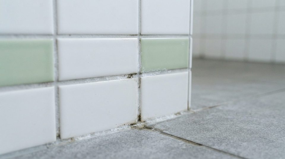Illustrationsbillede: Skimmel og kalk i fuger: rengøring og ventilation, der holder